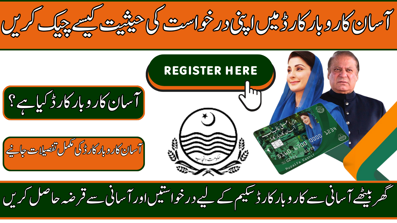 Check Your Application Status in Asaan Karobar Card Scheme